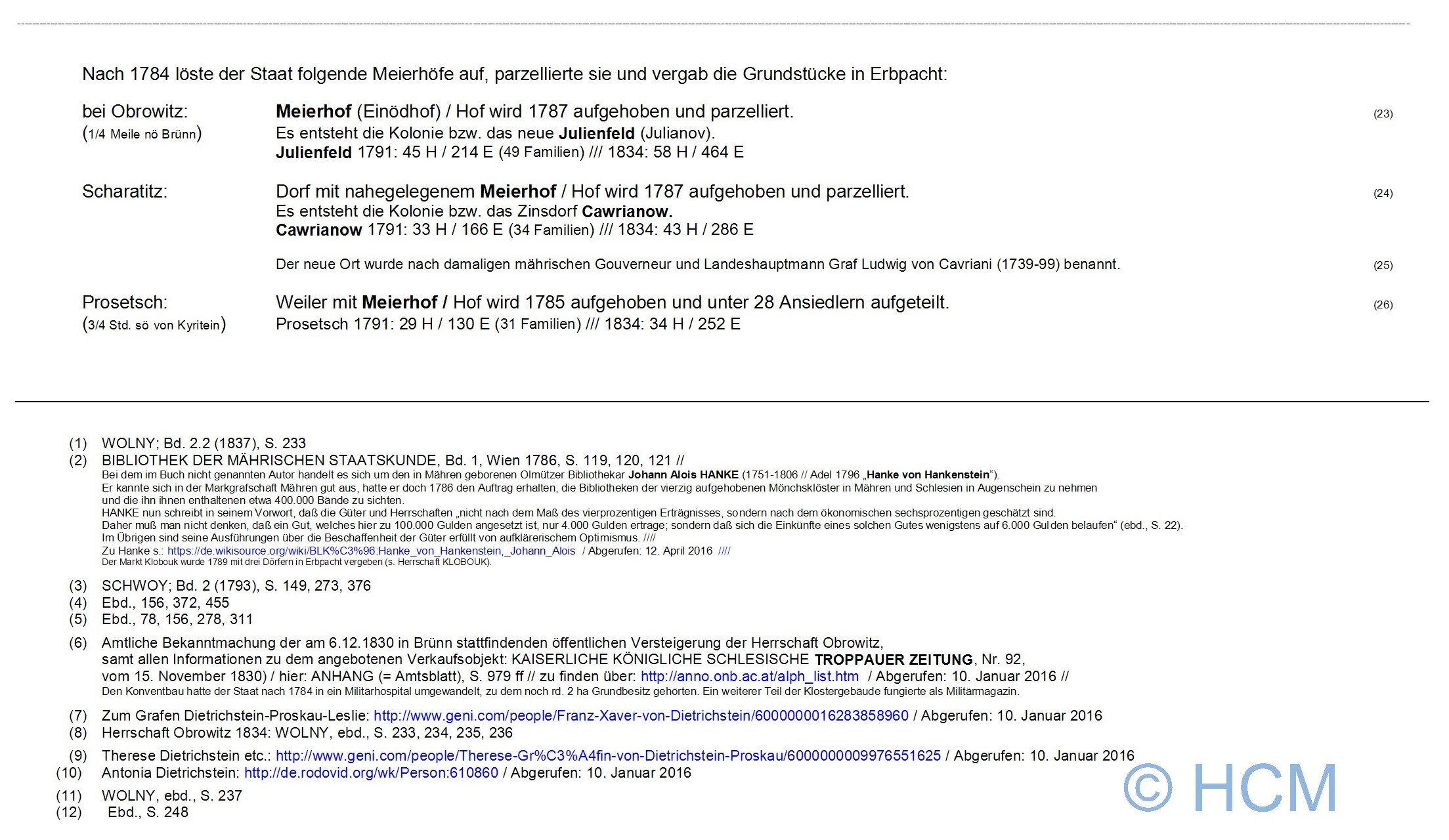 saekularisation, mitteleuropa, obrowitz